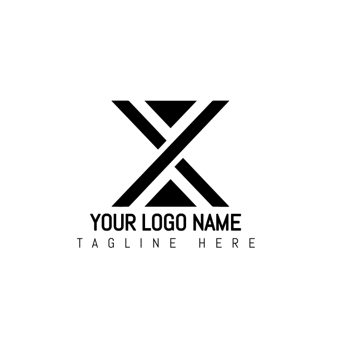 X logo design| Company logo Logotyp template